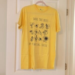 T-shirt "Save the Bees" nwot
